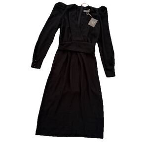 Cotelac NWT Black Long Sleeve Dress Women’s Size 0 $385